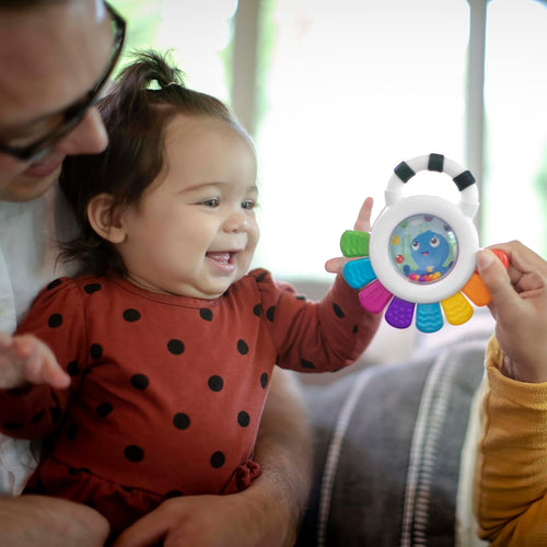 Baby Einstein Sensory Rattle Teether – Soothing & Engaging Toy for Babies 3+ Months