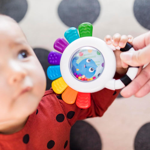 Baby Einstein Sensory Rattle Teether – Soothing & Engaging Toy for Babies 3+ Months