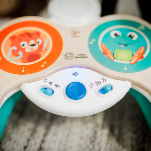 Baby Einstein Wooden Drum – Musical Instrument Toy for Toddlers