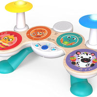 Baby Einstein Wooden Drum – Musical Instrument Toy for Toddlers