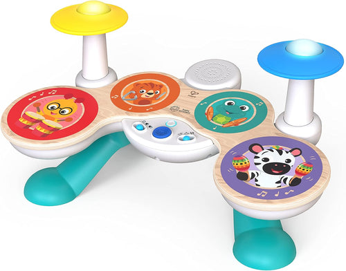 Baby Einstein Wooden Drum – Musical Instrument Toy for Toddlers