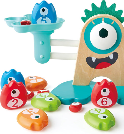 Hape Wooden STEM Balance Scale – Educational Math & Science Toy for Kids