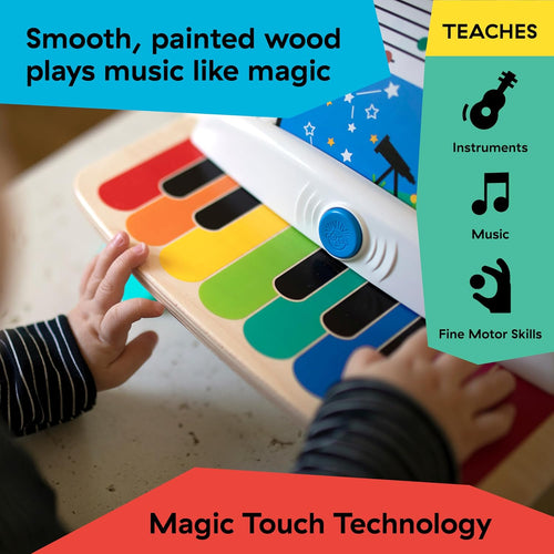 Baby Einstein Wooden Sensory Piano – Musical Learning Toy for Children