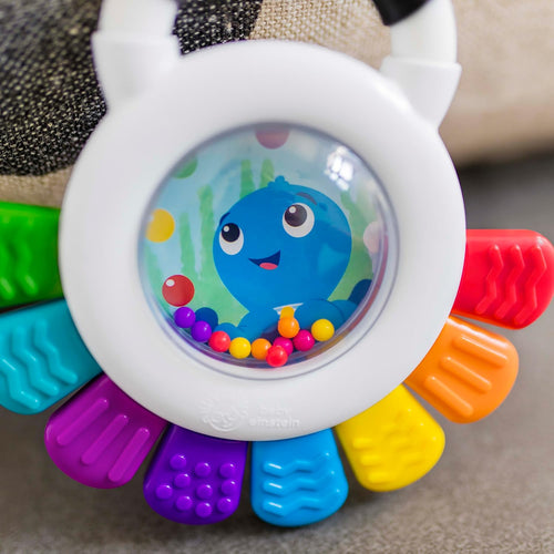 Baby Einstein Sensory Rattle Teether – Soothing & Engaging Toy for Babies 3+ Months