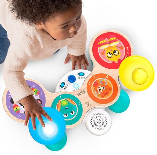 Baby Einstein Wooden Drum – Musical Instrument Toy for Toddlers