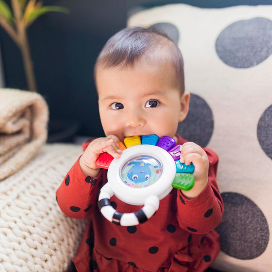 baby einstein grzechotka gryzak sensoryczny 3m
