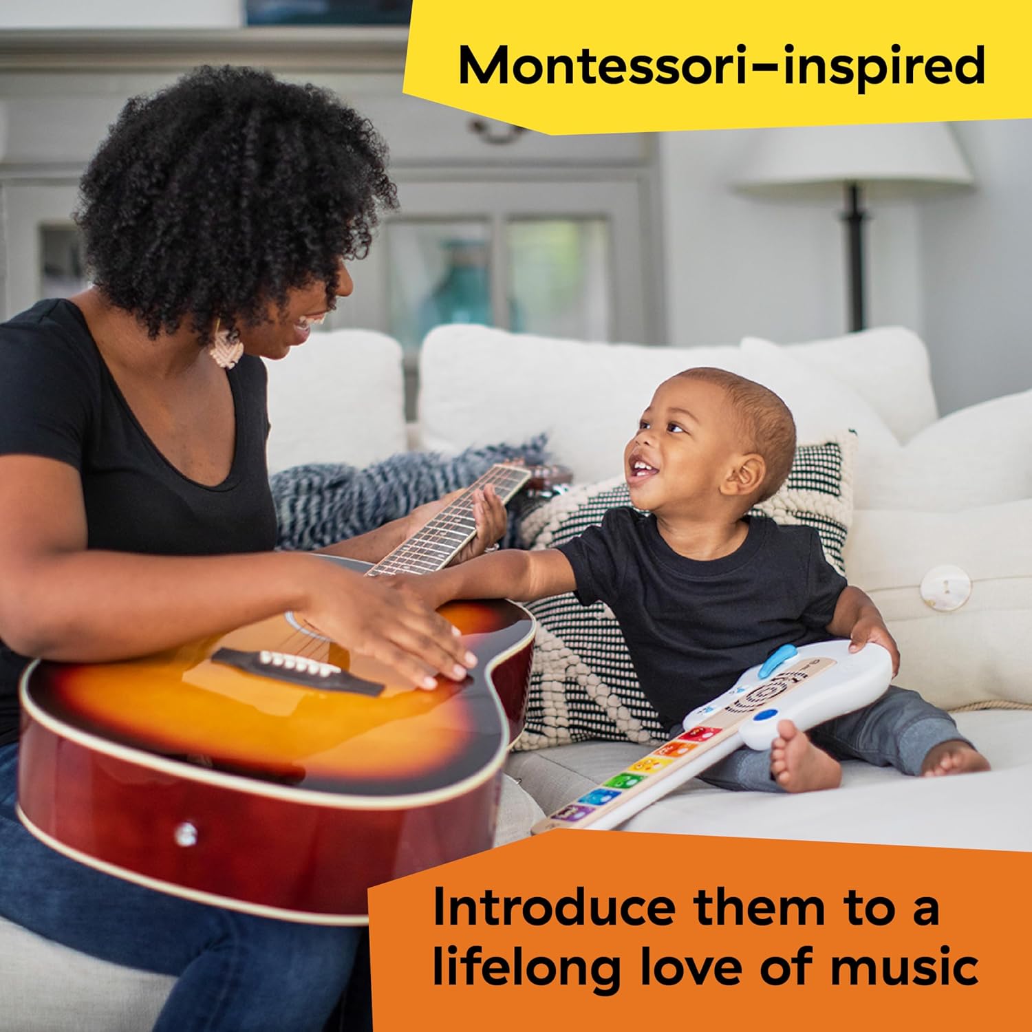 baby einstein gitara elektroniczna drewniana 6m