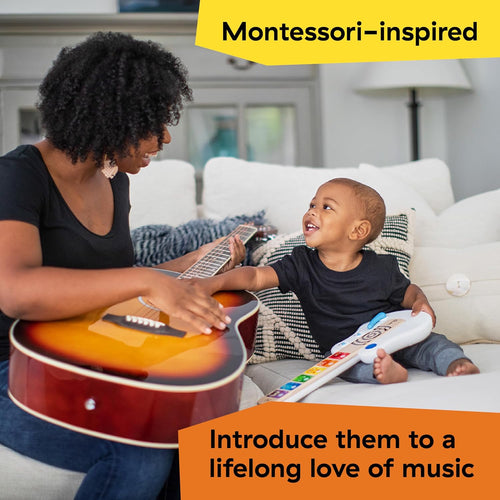 Baby Einstein Wooden Electronic Guitar – Musical Toy for Babies 6+ Months