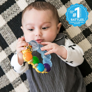 Baby Einstein Wooden Drum – Musical Instrument Toy for Toddlers
