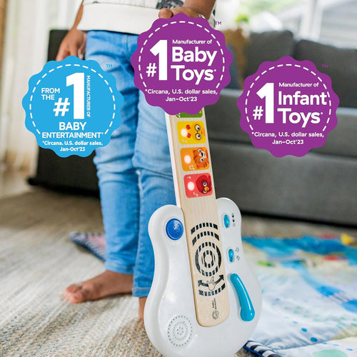 Baby Einstein Wooden Electronic Guitar – Musical Toy for Babies 6+ Months